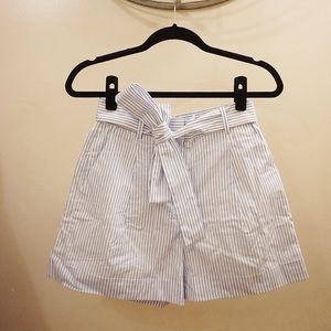J CREW PIN STRIPE SHORTS
